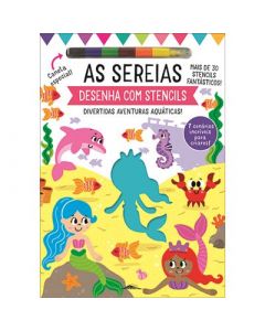 Desenha com Stencils: Sereias