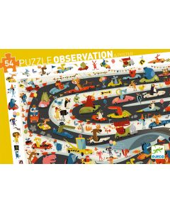 Puzzle Observação - Rally de Carros