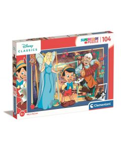 Pzl supercolor 104pçs - Pinocchio