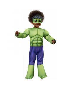 Fato Hulk pré-escolar (2-3)
