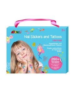 Nail Stickers and Tattoos - Mermaid