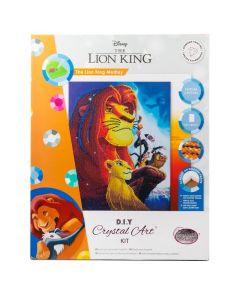 The Lion King Medley, 40x50cm Crystal Art Kit
