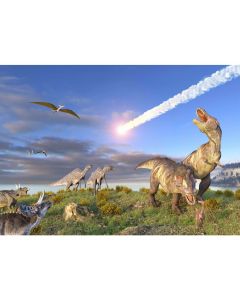 Postal - Extinção dos Dinossauros