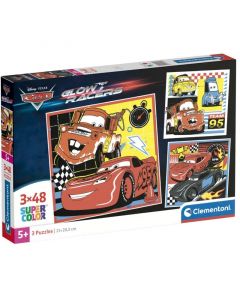 Pzl 3x48pçs - Cars glow racers