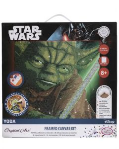 Yoda, 30x30cm Crystal Art Kit