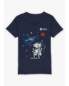 T-shirt ESA Astrognaut - Azul Escuro (7-8)