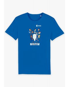 T-shirt ESA Astronauta - Azul Royal (S)