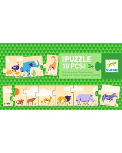 Puzzle - Animais Pequenos e Grandes