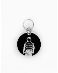 Space is our middle name key ring