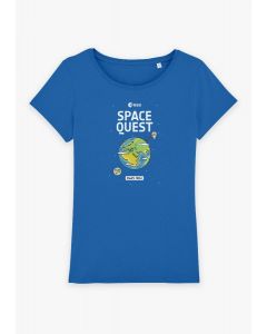T-shirt Senhora ESA Earth - Azul Royal (L)