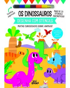Desenha com Stencils: Os Dinossauros