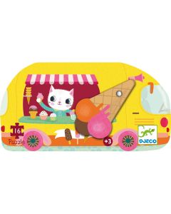 Carrinha Gelados - Puzzle Silhueta