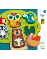 OSKI - PUZZLE DE FELTRO E MADEIRA C/ ANIMAIS